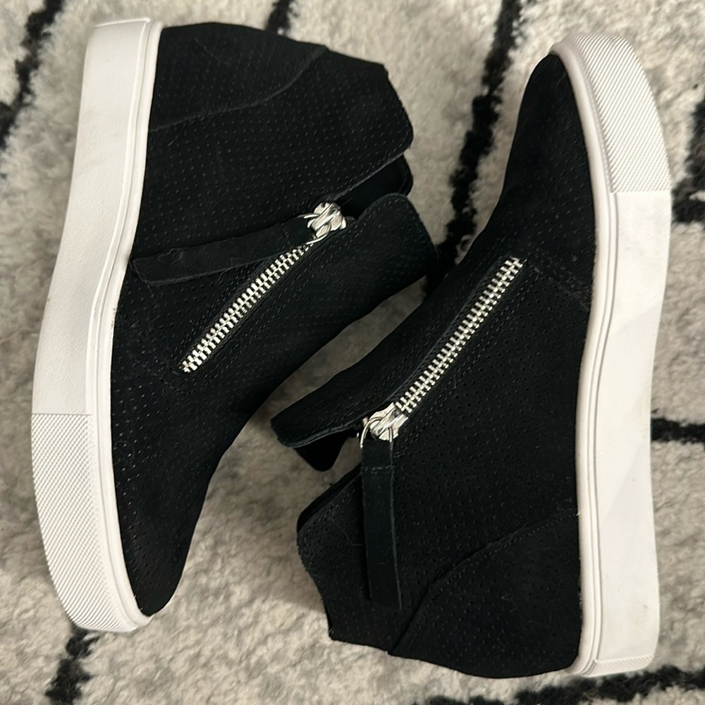 Steve Madden caliber suede wedge sneakers